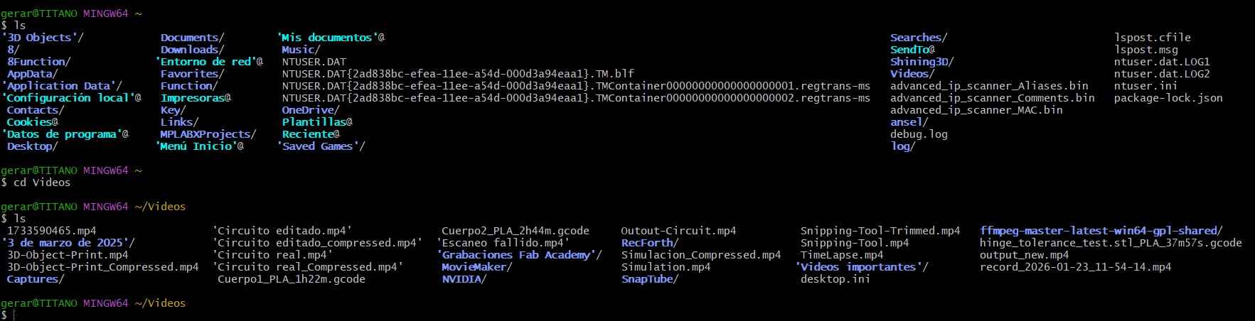 Entering Video Folder and detecting file